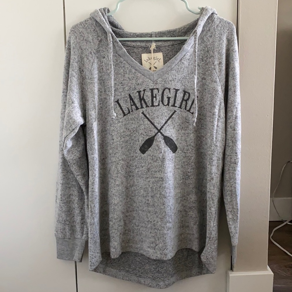 NWT Lakegirl hacci long sleeve hoodie